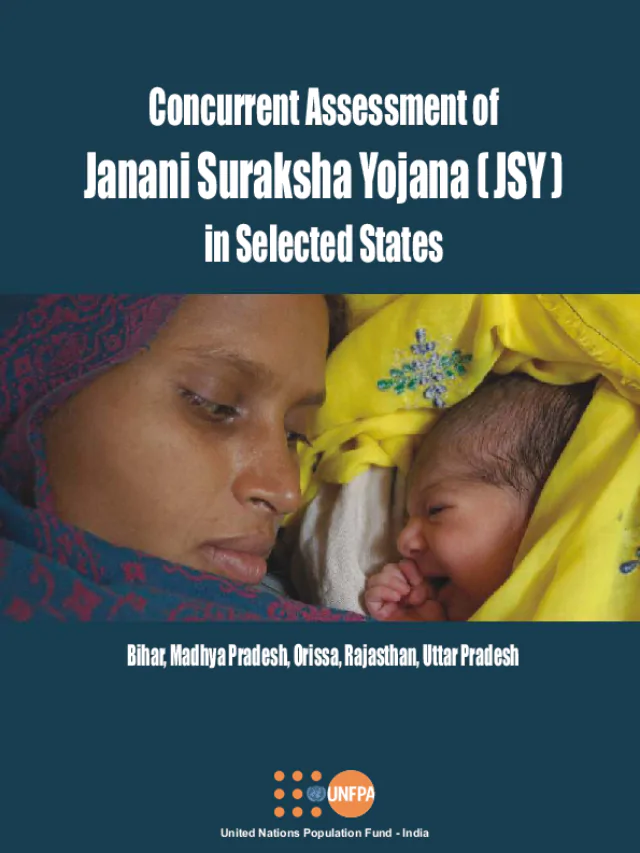Janani Suraksha Yojana: Ensuring Maternal Health and Well-being